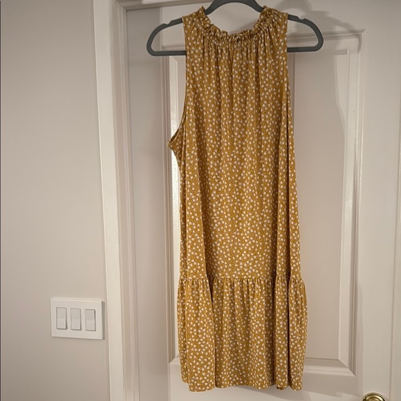 Banana Republic Yellow Mini Dress - Picture 1 of 5
